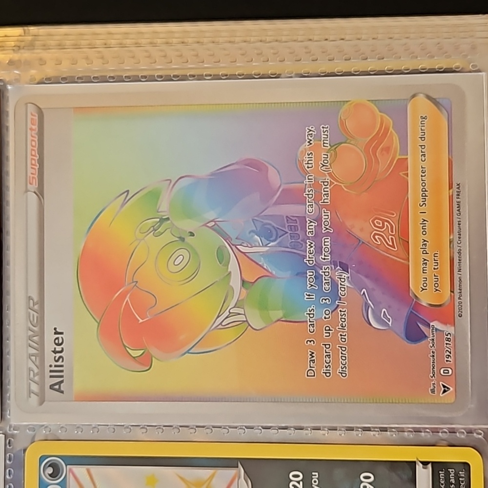 Allister trainer pokemon card